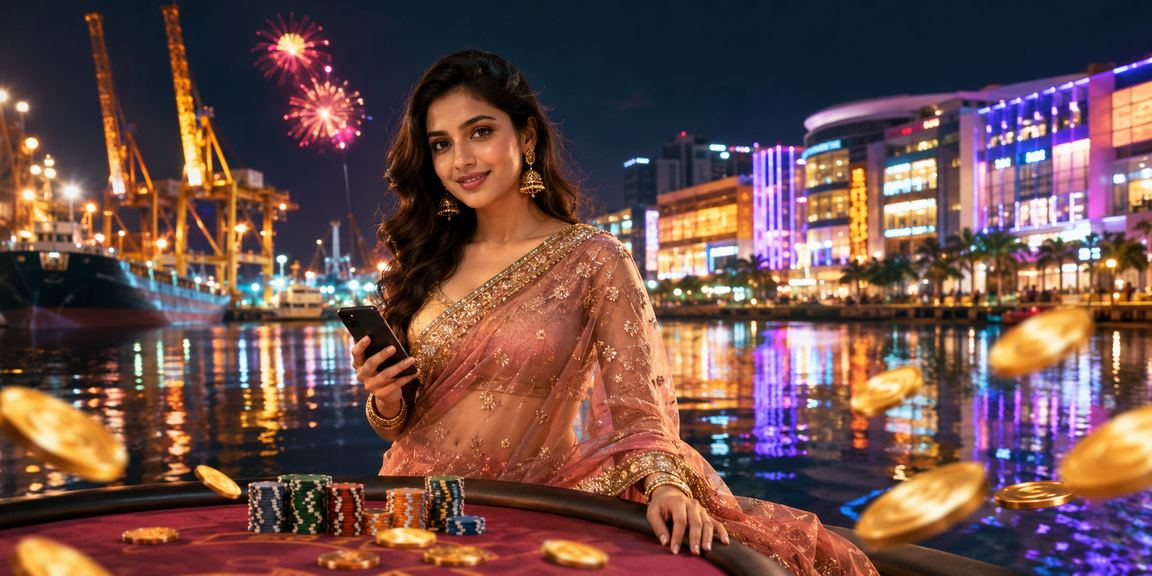 খুলনায় শাড়ি পরে মোবাইলে জ্যাকপট গেম খেলছেন একজন ব্যবহারকারী
